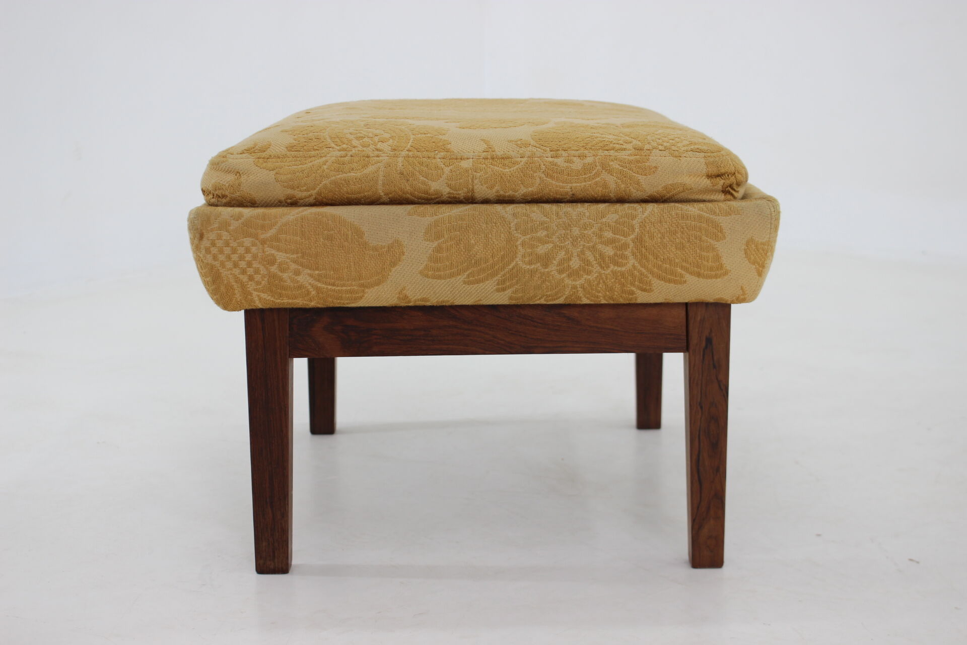 1960s rosewood stool in fabric, denmark