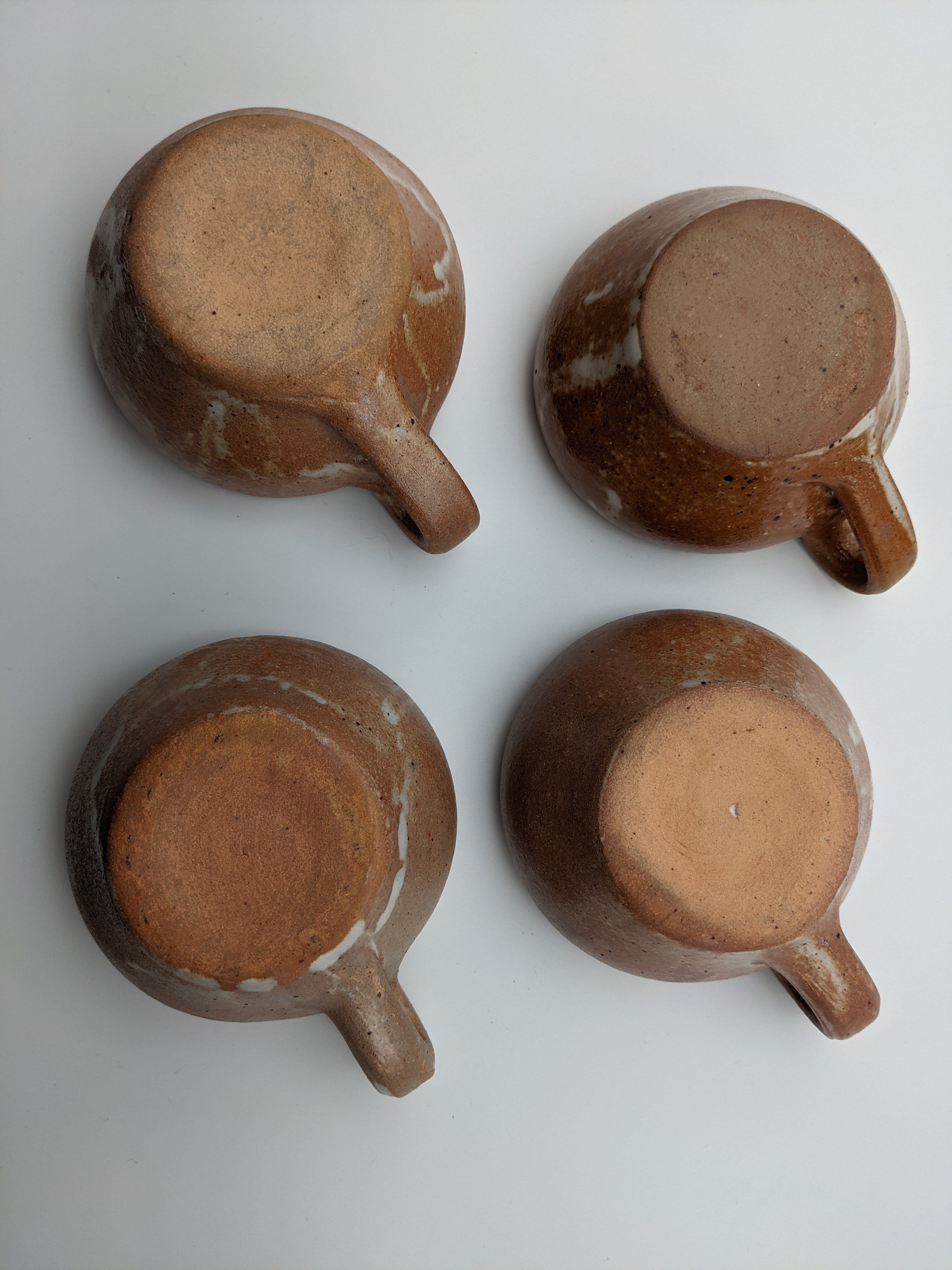 Set of cups and saucers ceramic