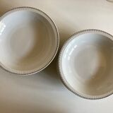 Set of 6 plates cap mid century neo classic Scandinavian 1960