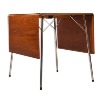 Model 3601 teak drop leaf table by Arne Jacobsen