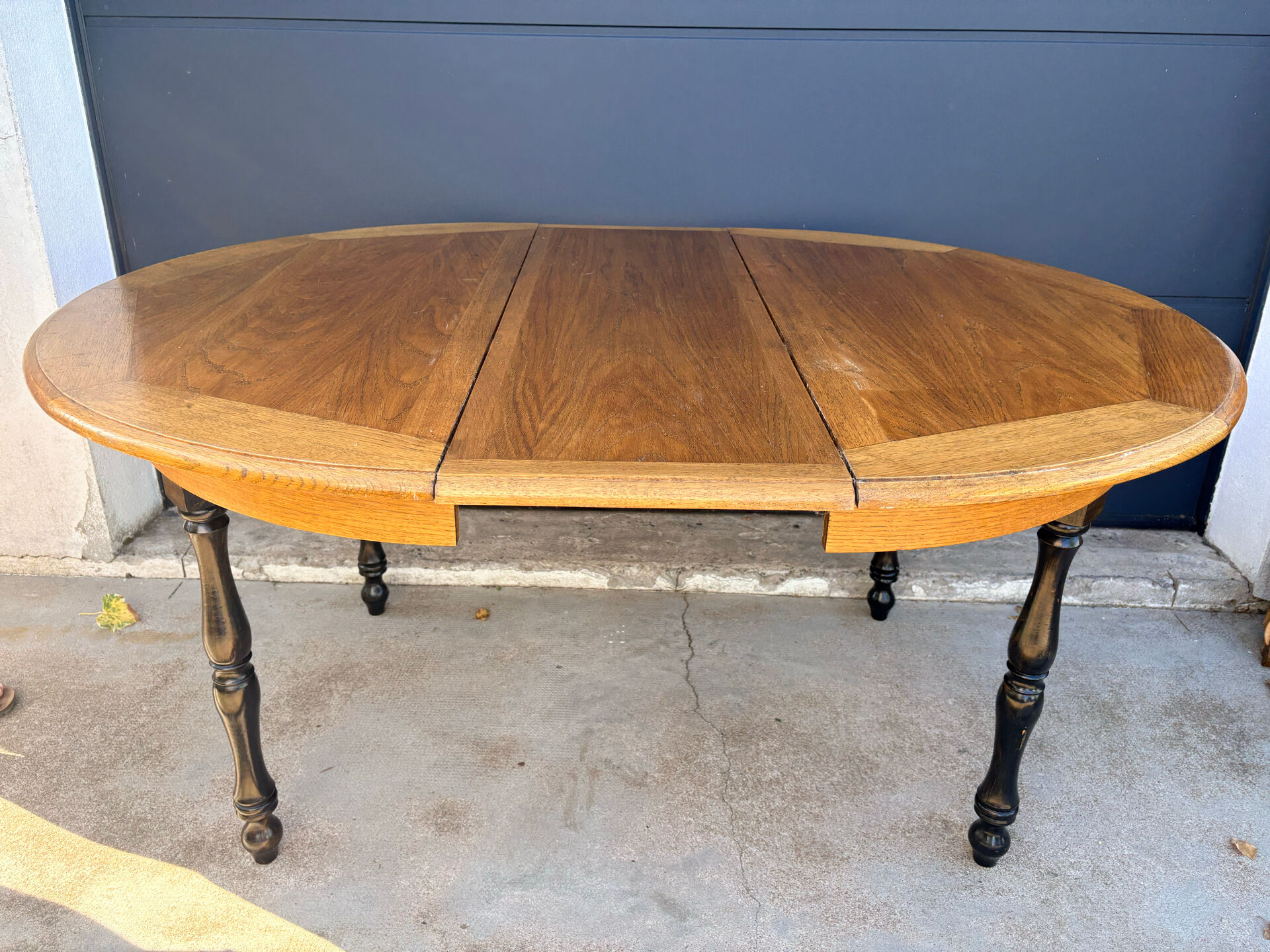 Table ancienne extensible en chêne massif