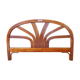 Vintage rattan headboard