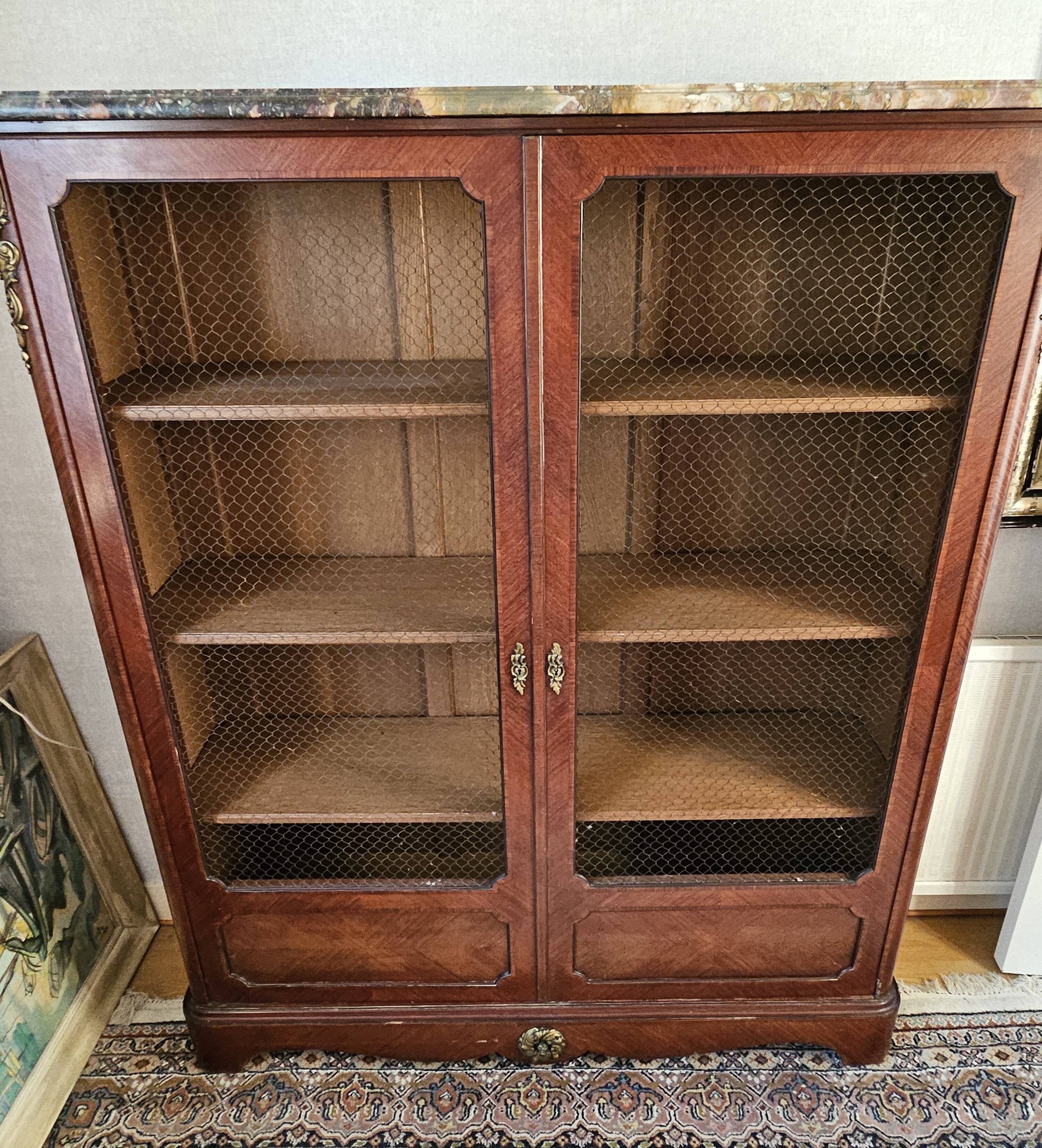 Maison Jansen, Beautiful Regency Library, 19th Century, Stamped.