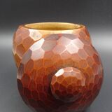 Wooden box- Decoration of cut sides - circa 1950