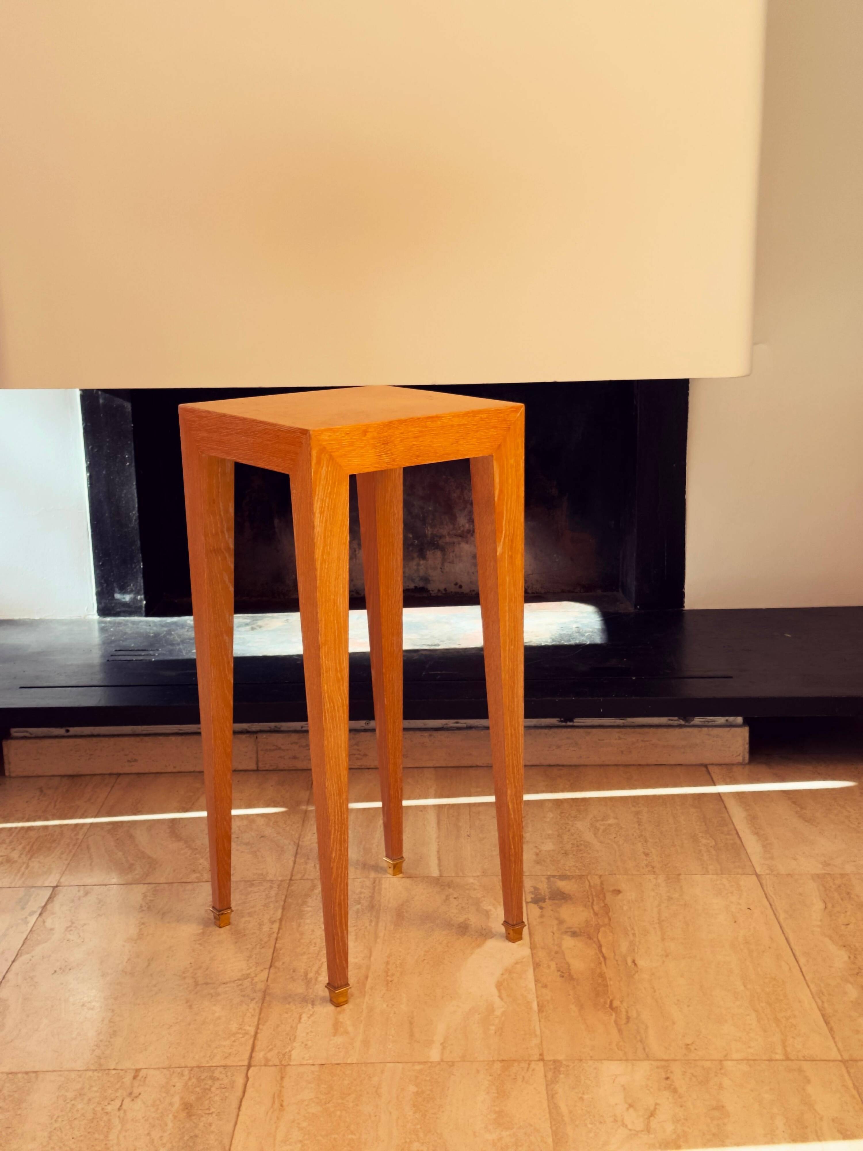 Set of 3 Pedestals and Console Table by Jacques Grange, France, 1973