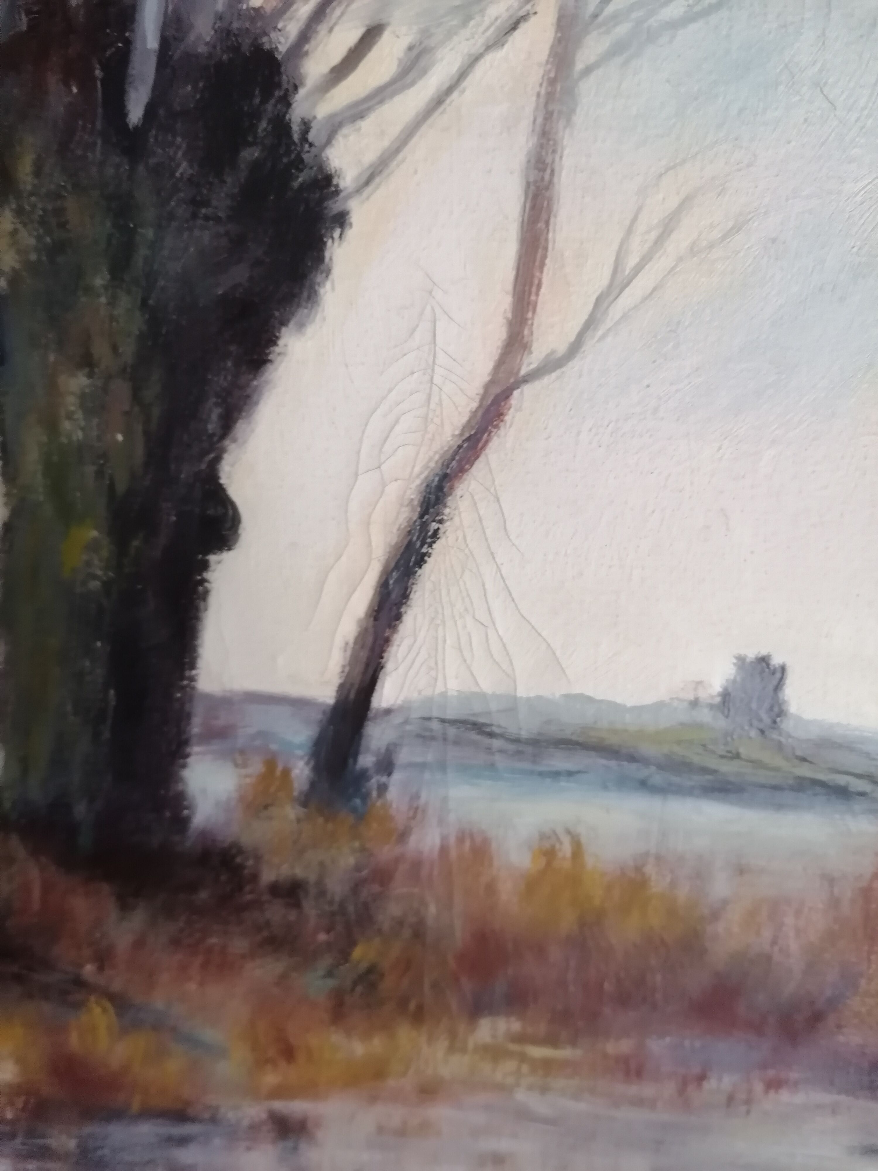 Landscape table after Camille Corot