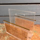 Vintage 70s magazine rack in plexiglass. Home Dior