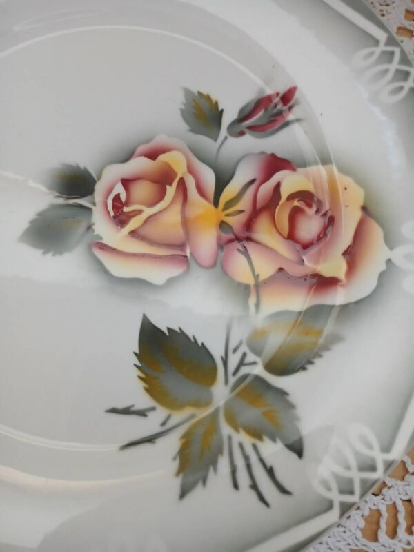 6 assiettes plates Digoin et Sarreguemines