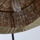 Vintage from the 50s curved floor lamp .