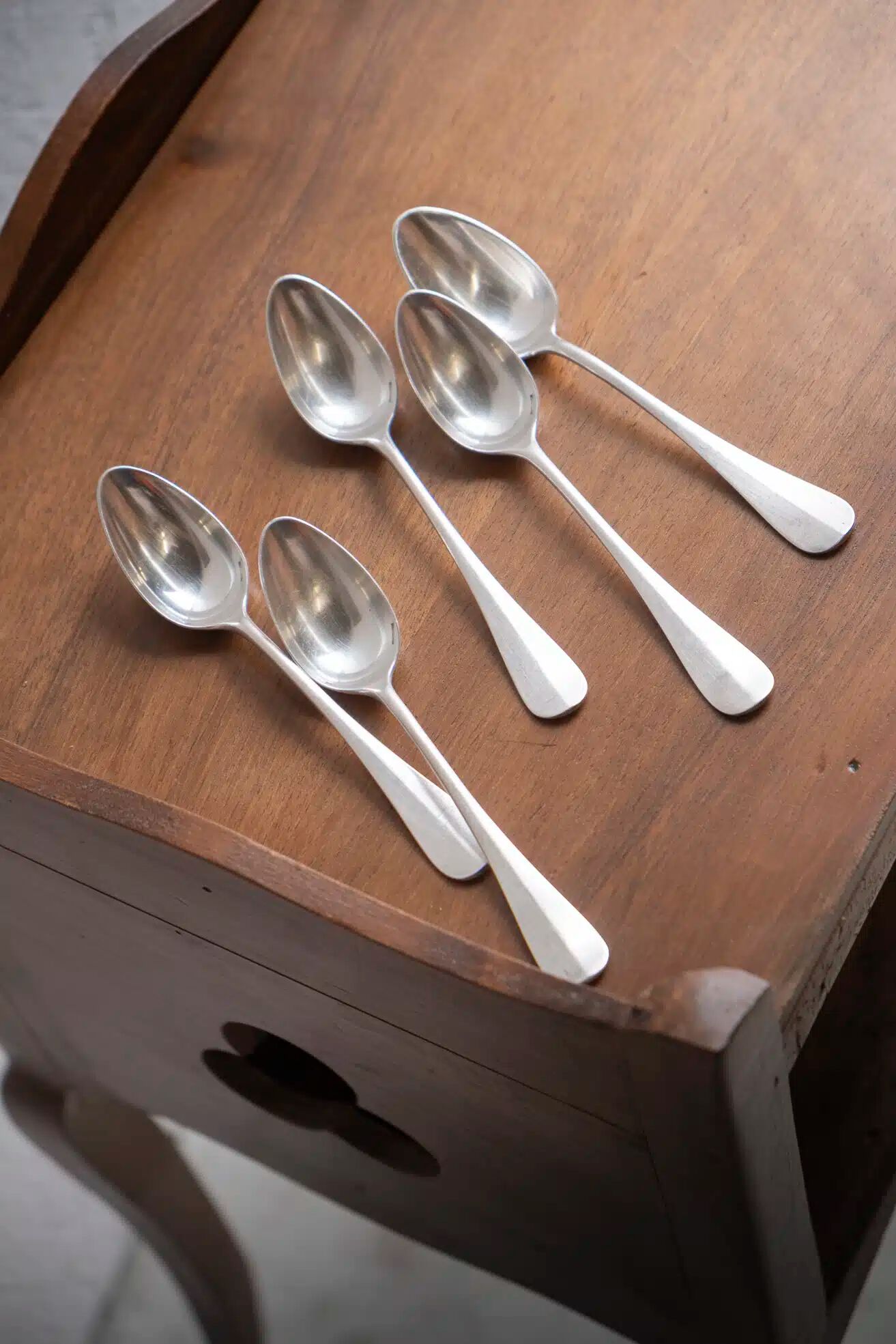 Lot de 5 petites cuillères « Céline »