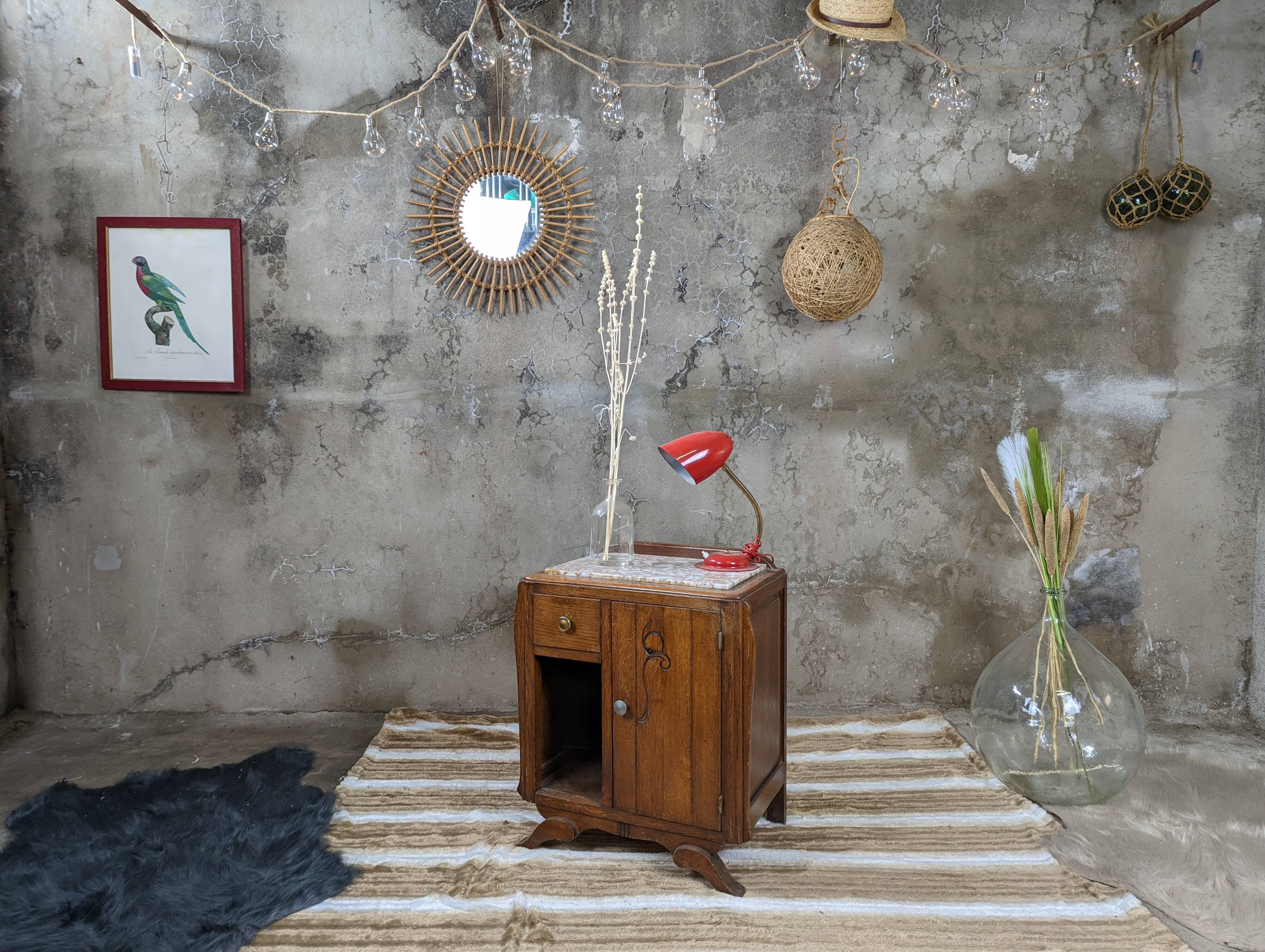 Vintage bedside table