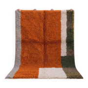 Tapis beni ouraine tissé main artisanale traditionnelle 2/3 m