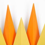 Pair of 2 Danish vintage wall lamps Diamant by Holm Sorensen, 1960s