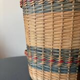 Wicker woven bottle