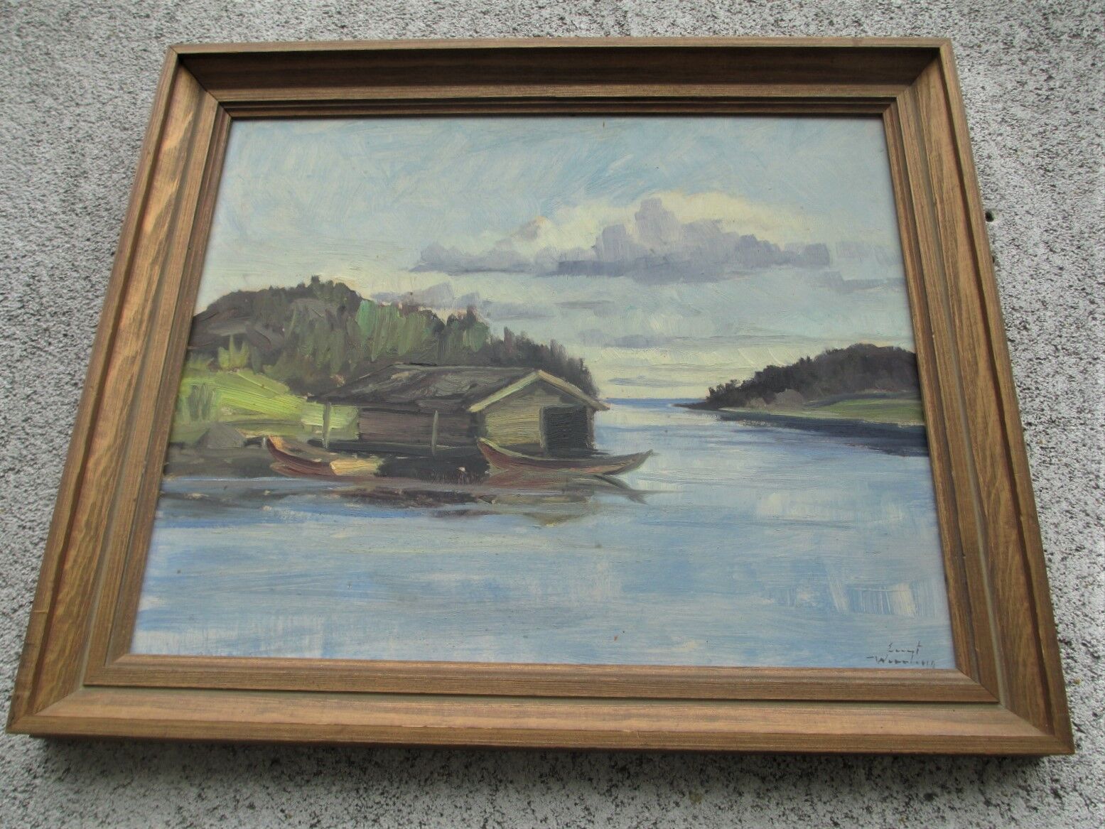 Oil Painting, Sweden, 1970s