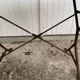 Zinc tray outdoor table