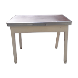 Table cuisine avec rallonges vintage