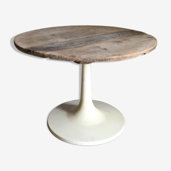 Table bistro basse années 30 pied en polyester