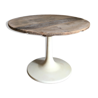 Table bistro basse années 30 pied en polyester