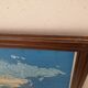 Planisphère carte du monde Air France vintage Jean Massé 1970