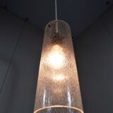 Suspension en verre Kaiser Leuchten, années 1960