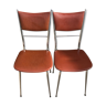 Lot de chaises en similicuir