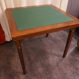 Table de jeu de bridge pliante années 60