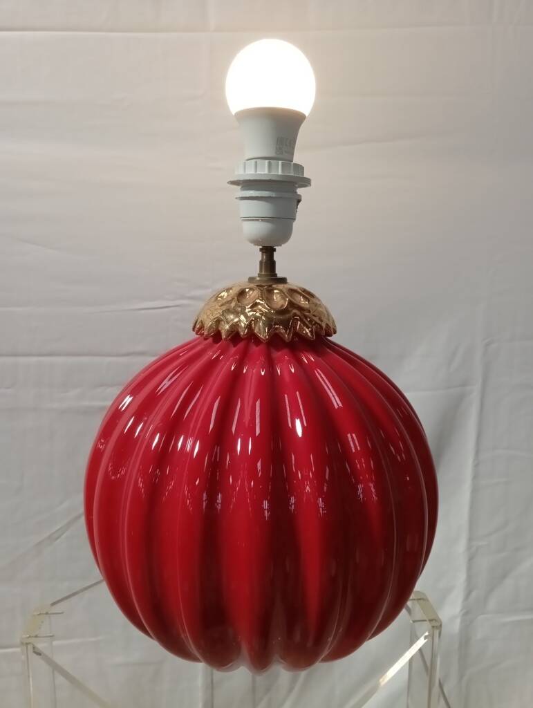 Large Kostka ceramic lamp