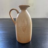 Vilage stoneware wine pitcher