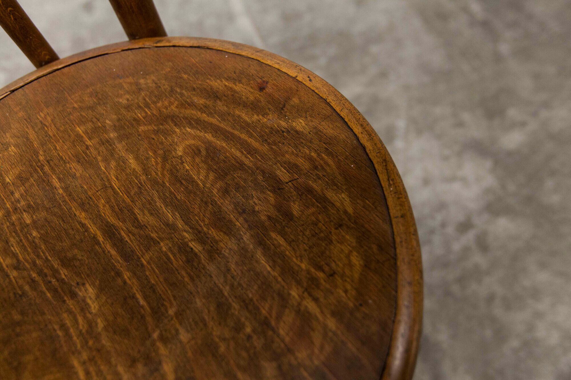 Mundus Vienna Austria 1910 curved wood bistro chair