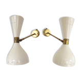 Wall lamp in the style of the Italian creations of the 50s