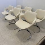 Euro Steel Furniture Idée 2000 Table and Chairs Set Boris Tabacoff