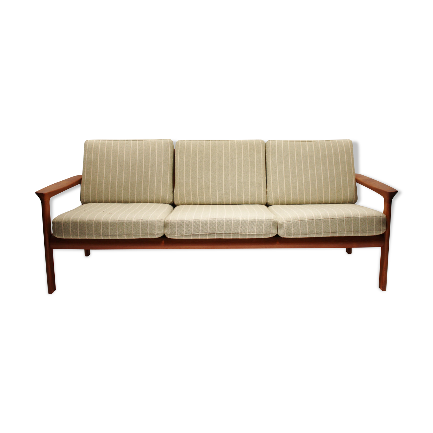 Canapé trois places en teck de design danois, années 1970