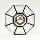 Glass flush mount from Limburg 1960s