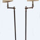 Pair of vintage e-readers with articulated arms
