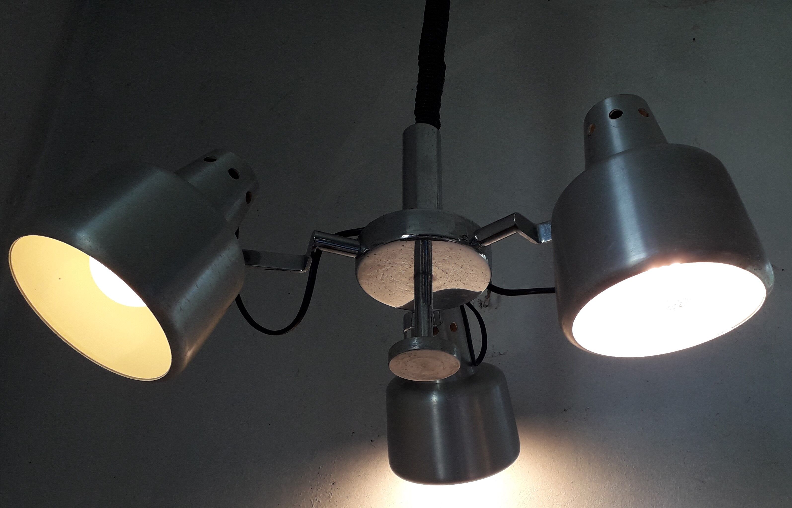 70 years brushed steel hanging