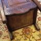Small antique furniture rustic jam a door oak wood