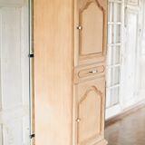 Vintage oak standing wardrobe "Giroflée"