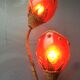 Carnival lamp in Fiber of Glass and Wicker