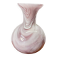 Vintage pink Murano glass vase style