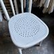 White beechwood bistro chair