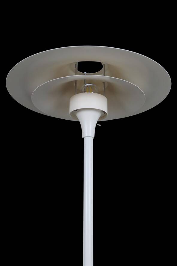 Lyfa floor lamp / cream-white / mid-century / Danish modern design / multilayer / 1970s