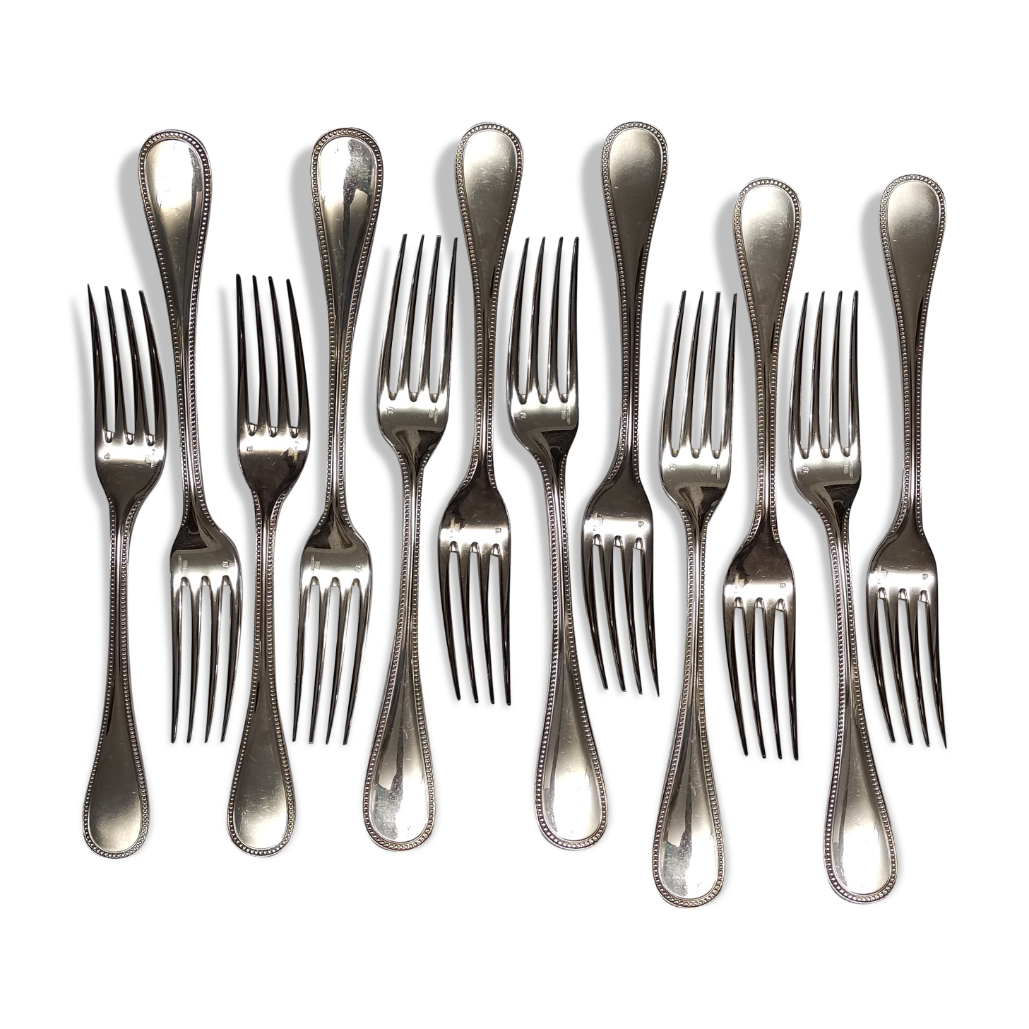 Christofle CHRISTOFLE fourchettes à crustacé en métal argenté modèle DAX 