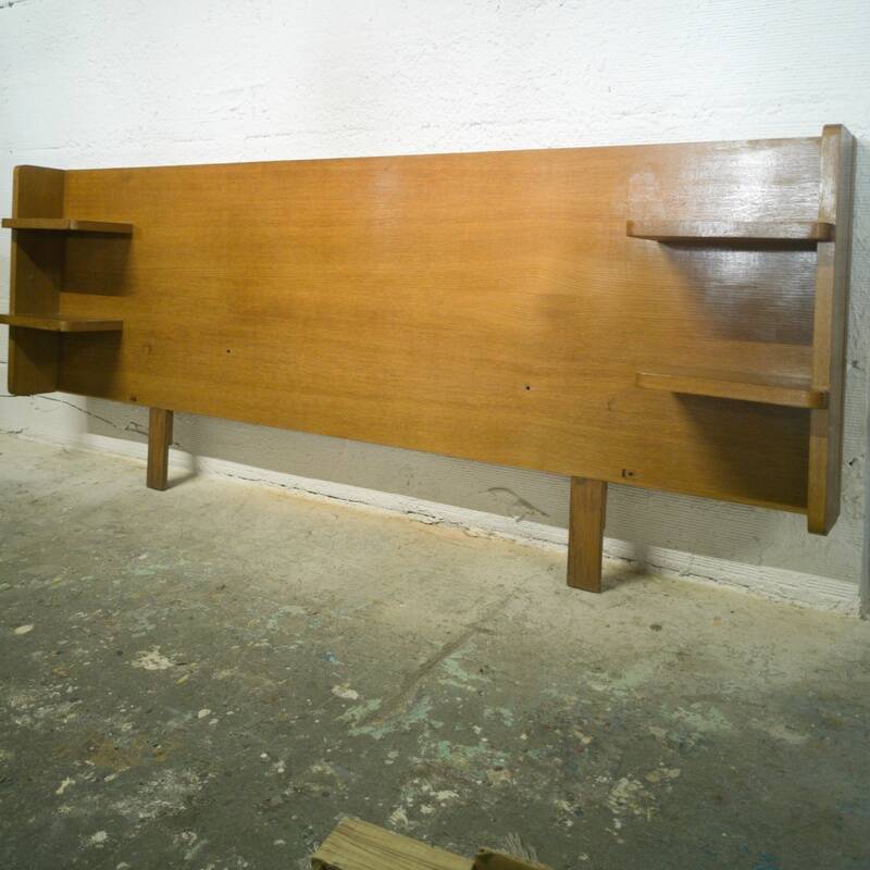 Vintage shelf headboard