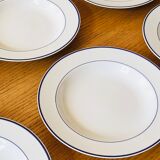 Hollow plates in Italian porcelain Tognana