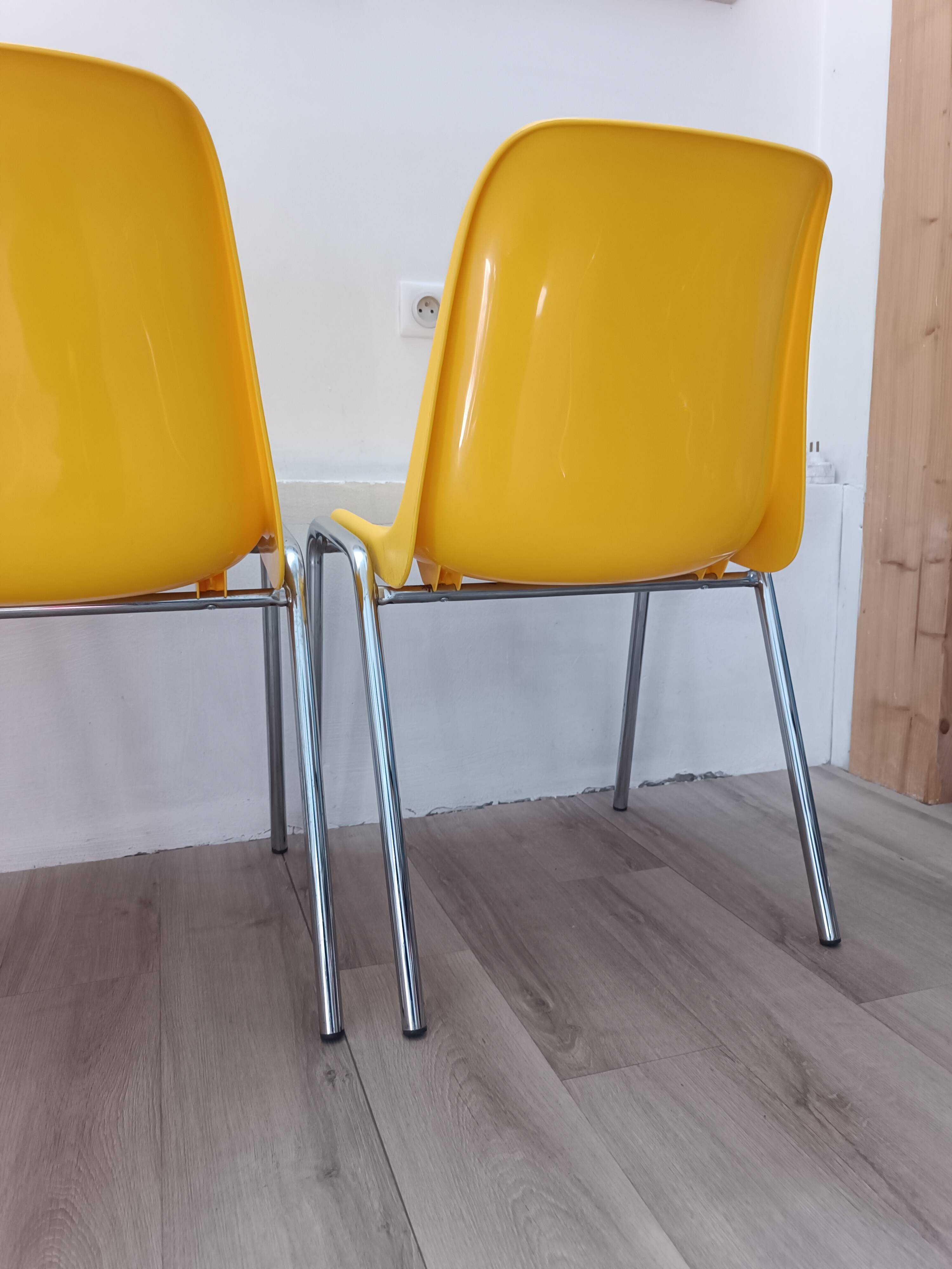 Original Hélène chair set by Bericoplast 1990s