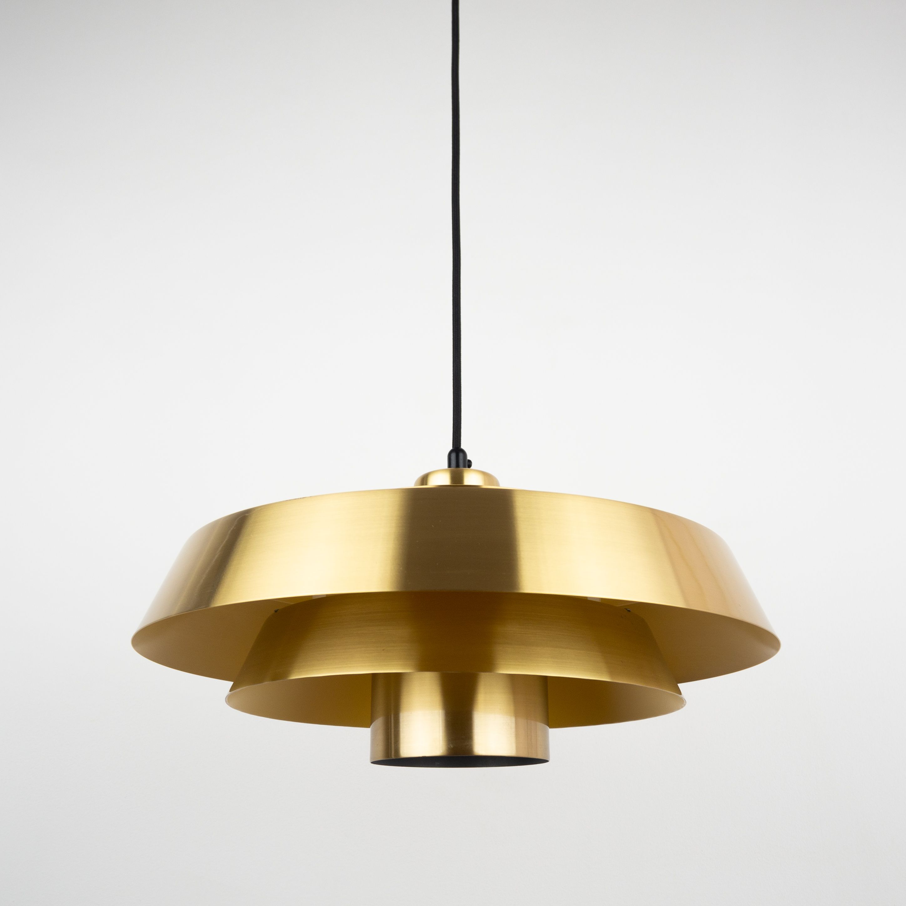Pair of vintage pendants Nova by Jo Hammerborg, Fog og Mørup, Denmark, 1963