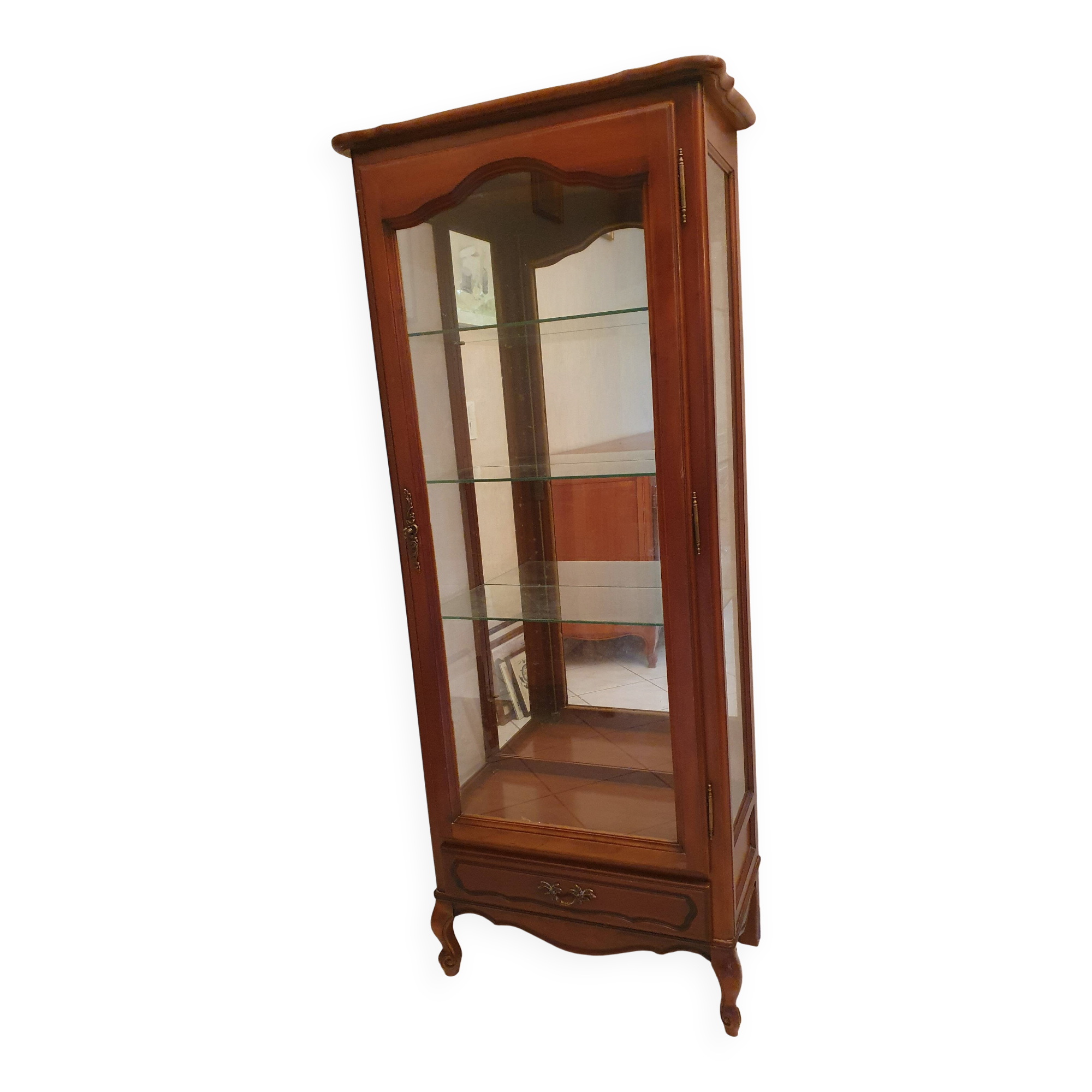 Vitrine en merisier