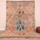 Terracotta Vintage Moroccan Rug 192 x 322 cm, Berber Handmade Wool Rug Boho
