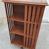 Revolving library of ancient notary 1920 oak